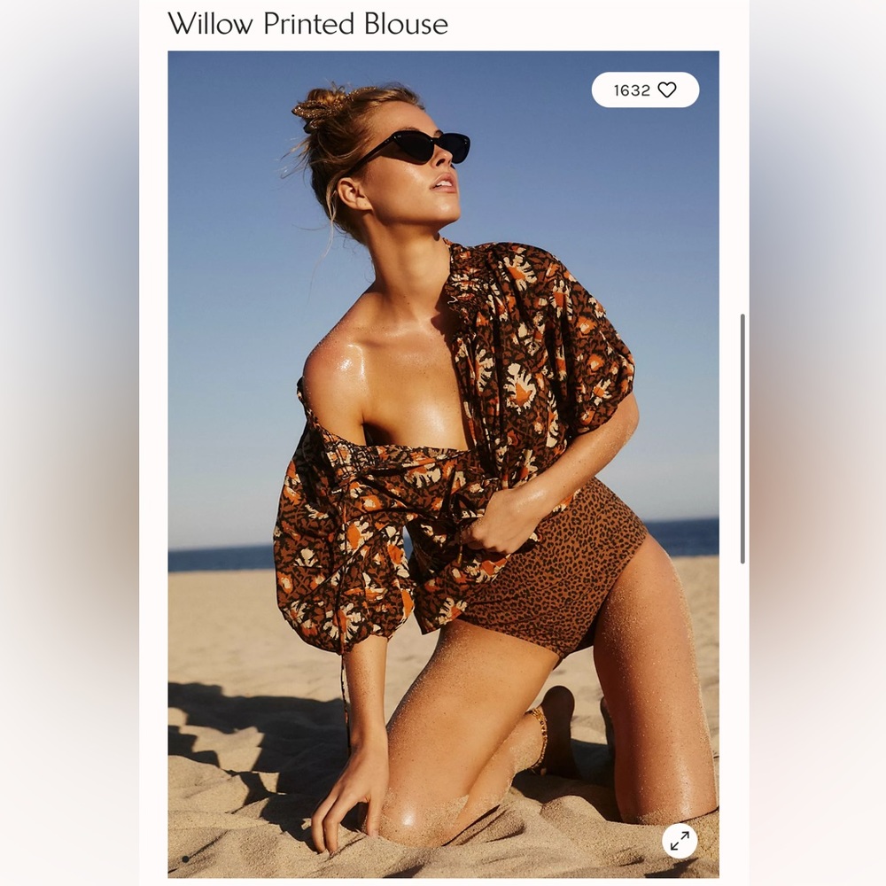 Brand new Free People Willow blouse. Great condition. Sold out. Size XS.